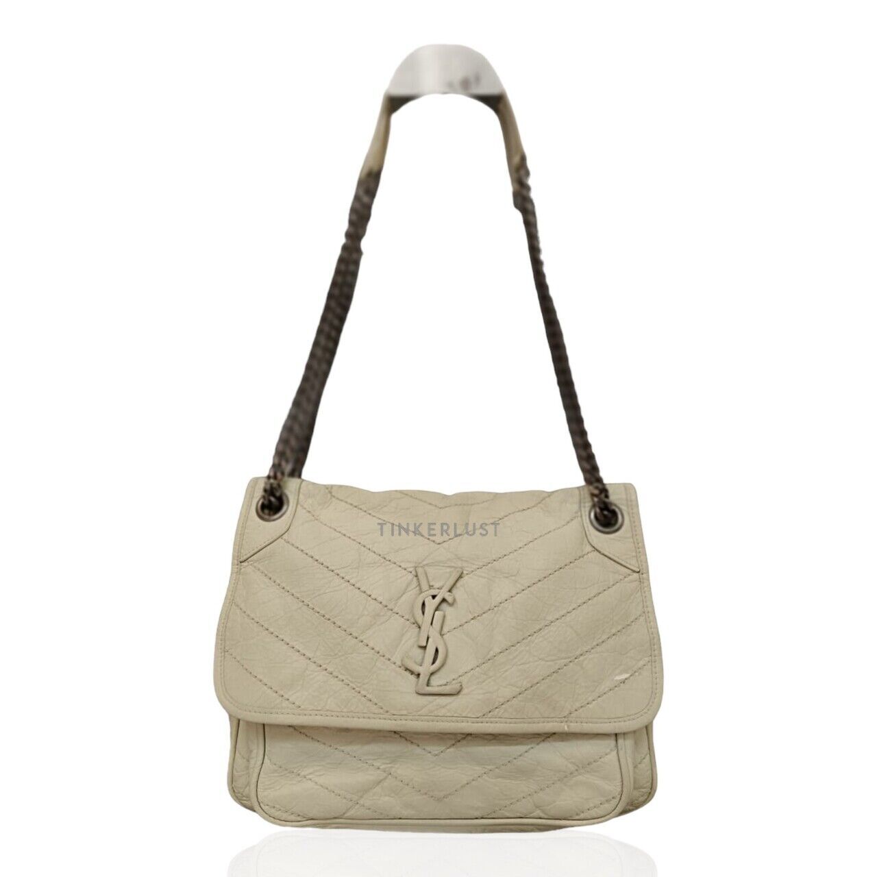 Ysl niki white bag sale